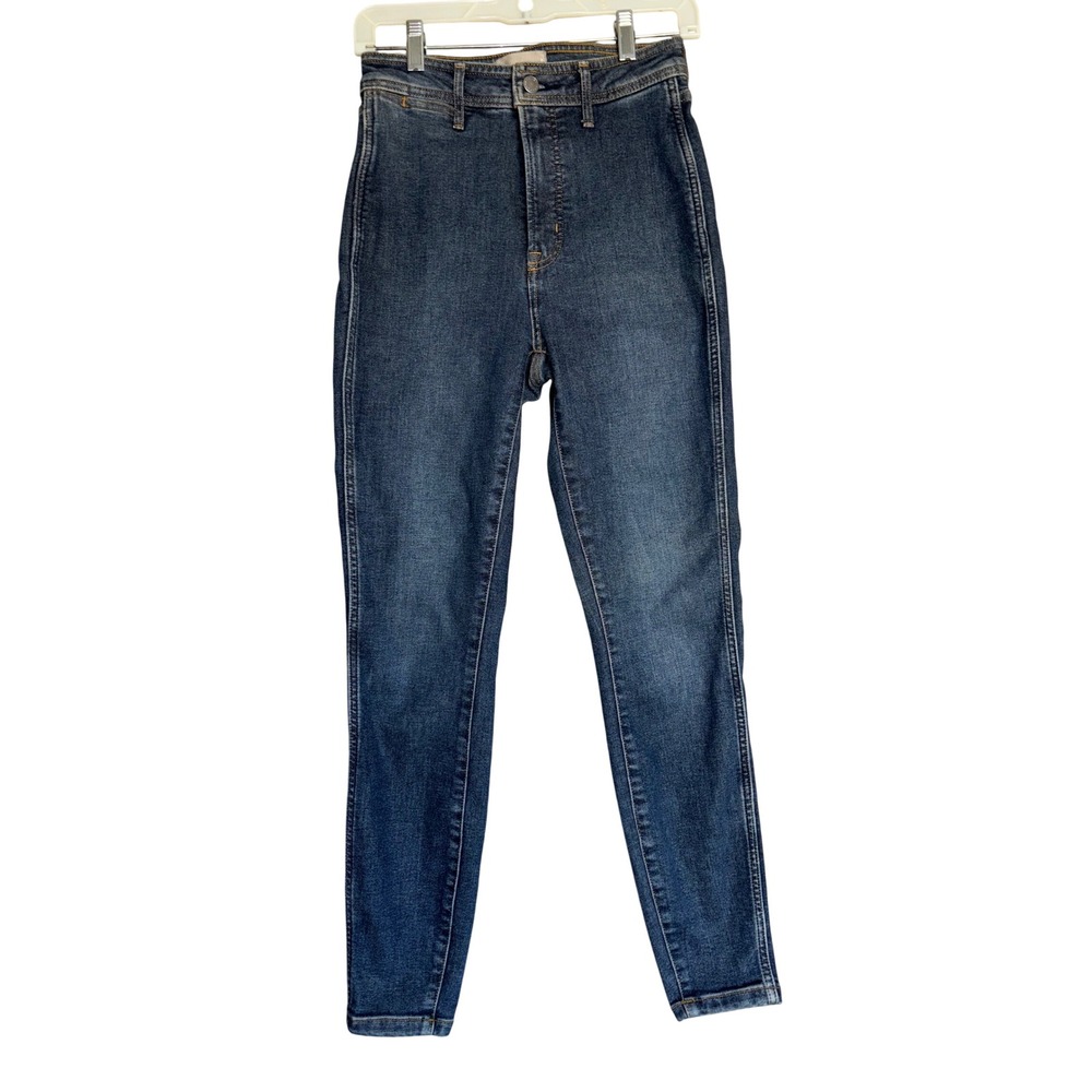 Everlane The Way High Skinny Jeans Stretch Womens 26x27.5 Denim Stretch Y2K 2016